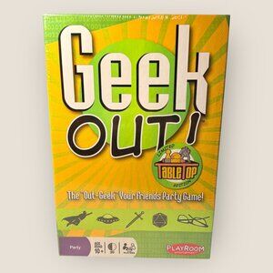 Geek Out! Tabletop Edition Party Game For Ages 10+ Playroom Entertainment New